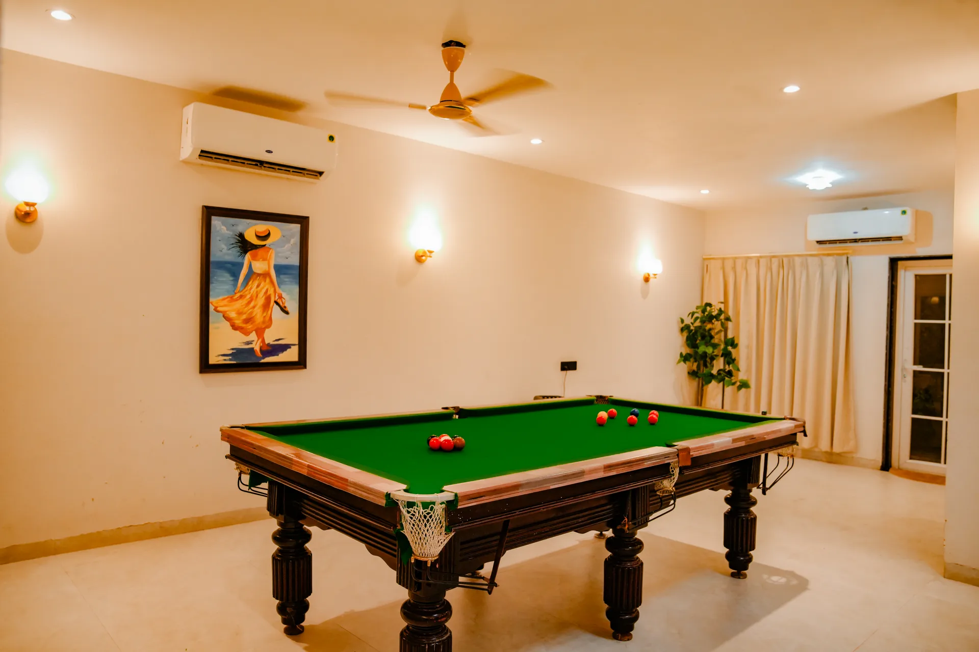 A little friendly rivalry at Amber Resort